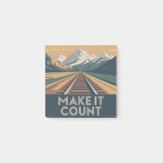 Make It Count Post-it Notes