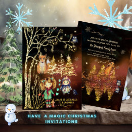 Make it December to remember Foil Invitation