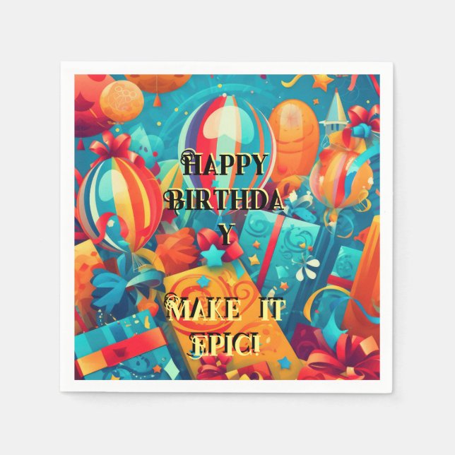 Make it Epic! Napkins (Front)