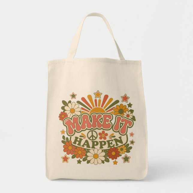 Make it grocery  tote bag (Front)