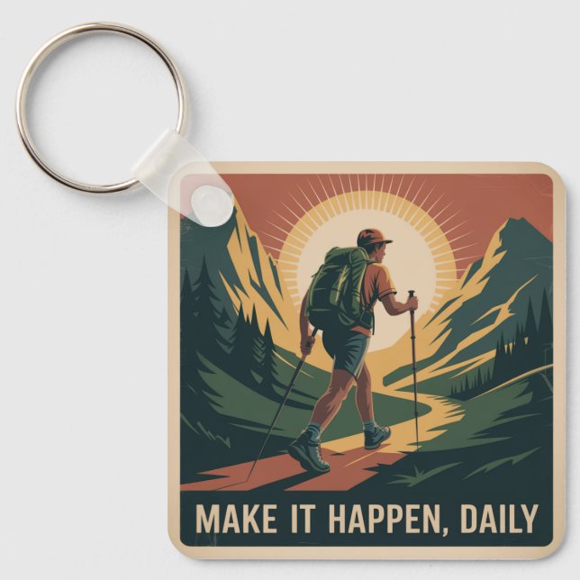 Make It Happen, Daily Keychain (Front)
