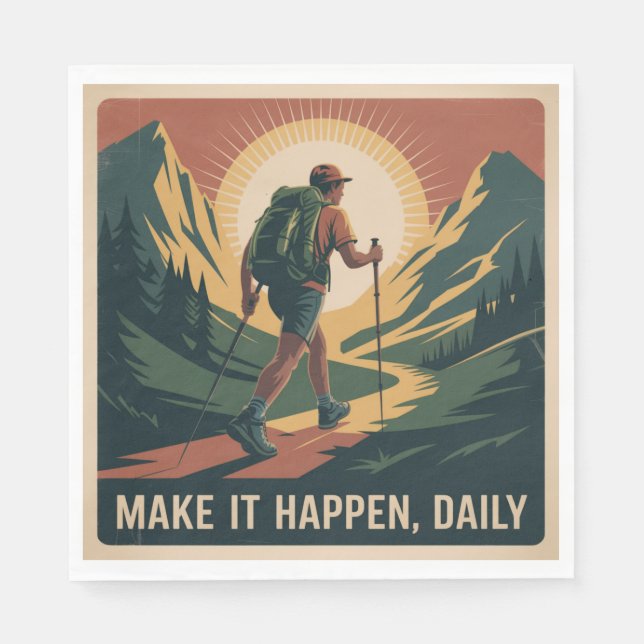 Make It Happen, Daily Napkins (Front)