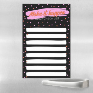 Make it Happen Magnetic Dry Erase Magnetic Dry Erase Sheet