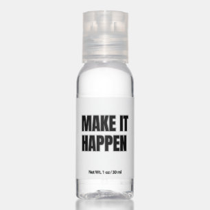 Make It Happen Travel Bottle Set Hand Sanitizer