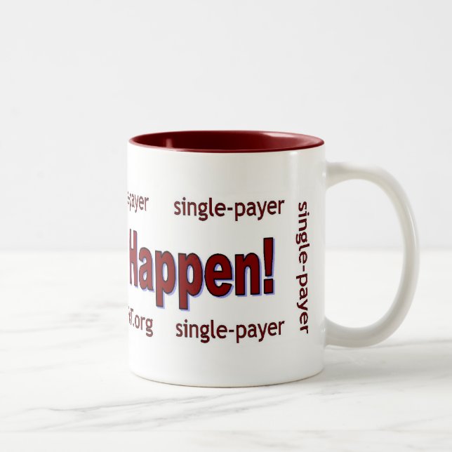 Make It Happen! Two-Tone Coffee Mug (Right)