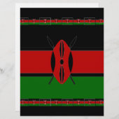 Make it Kenyan Beautiful Inspirational Flag Color (Front/Back)