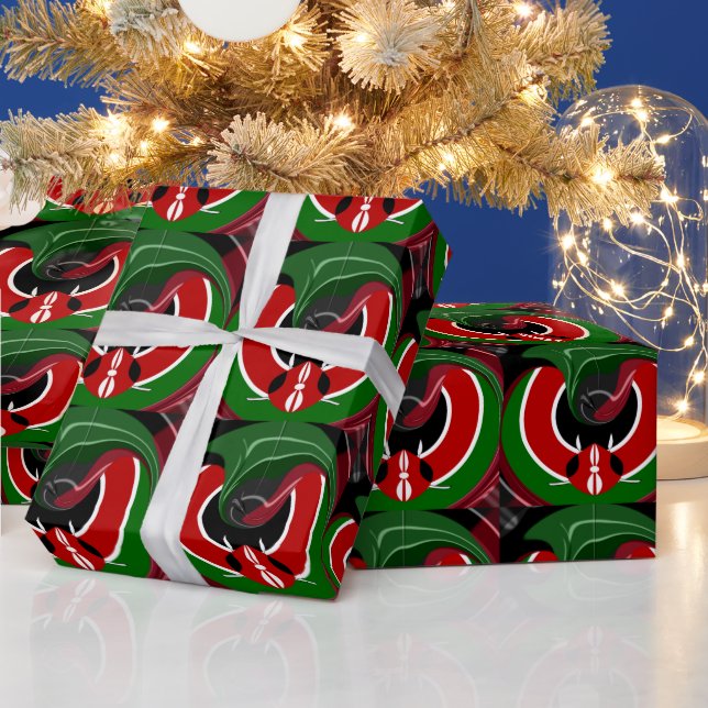 Make it Kenyan Hakuna Matata Wrapping Paper (Holidays)