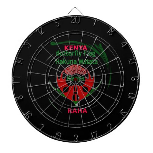 Make It Kenyan Lovely Colors Dart Board