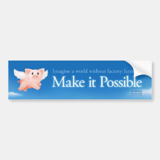 Make it Possible bumper sticker