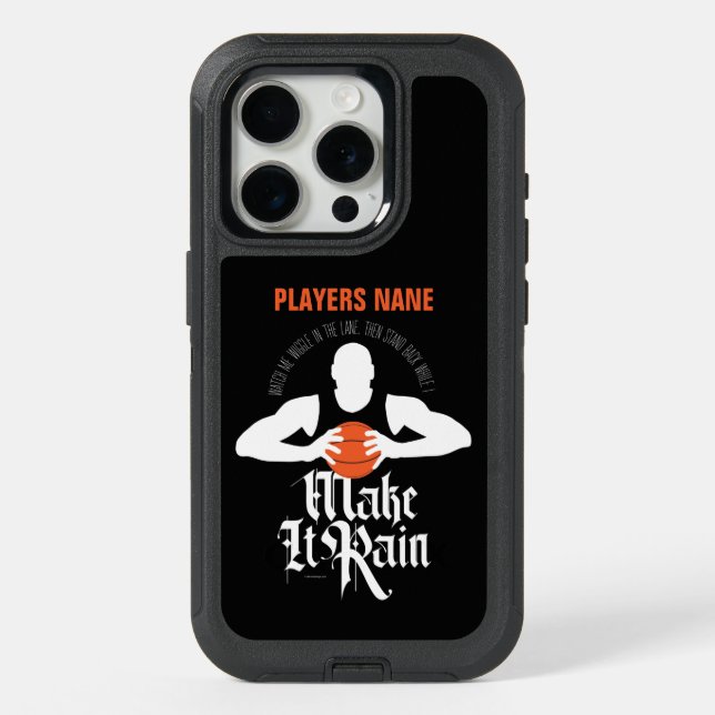 Make It Rain (Basketball) OtterBox iPhone Case (Back)