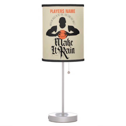 Make It Rain Basketball Table Lamp