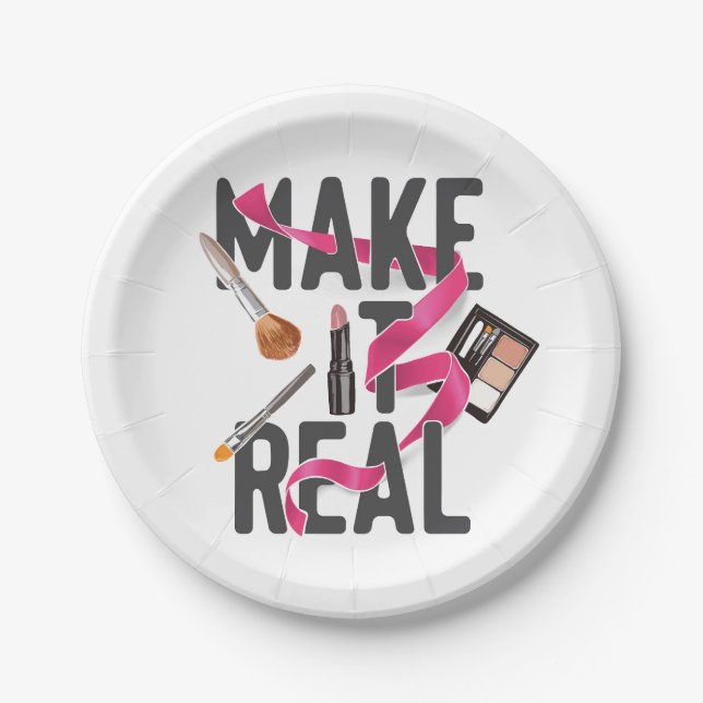 Make It Real Paper Plates (Front)