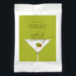 Make It Thirty Green Martini 30th Birthday Party Margarita Drink Mix<br><div class="desc">Celebrate in style with our Make It Thirty Green Martini 30th Birthday Party Margarita Drink Mix! These drink mix labels feature a chic Martini with a little humor,  perfect for setting the tone for a flirty and fun 30th birthday bash. Make your milestone unforgettable with these exciting party favors!</div>