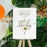 Make It Thirty White 30th Birthday Party Welcome Foam Board<br><div class="desc">Celebrate in style with our Make It Thirty White 30th Birthday Party Welcome Foam Board! This eye-catching sign features a chic Martini with a little humor,  perfect for setting the tone for a flirty and fun 30th birthday bash. Make your special day unforgettable with this elegant welcome sign.</div>