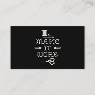 Make It Work Fashion Business Card