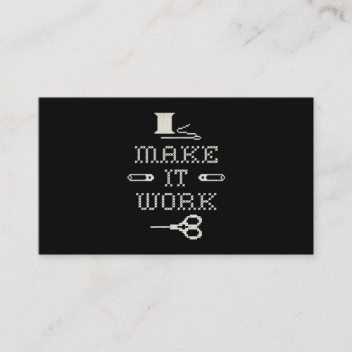 Make It Work Fashion Business Card