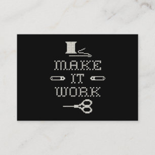 Make It Work Fashion Business Card