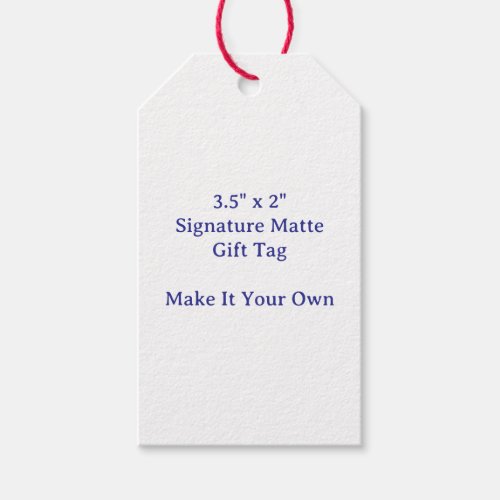 Make It Your Own 3.5" x 2" Red Twine Gift Tags