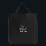 Make it your Own Bag<br><div class="desc">black shoulder large tote</div>
