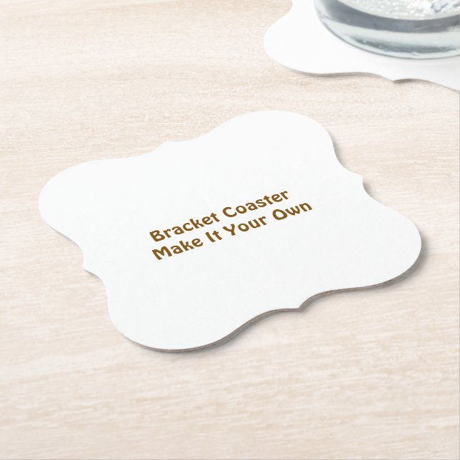 Make It Your Own Bracket Paper Coaster (Angled)