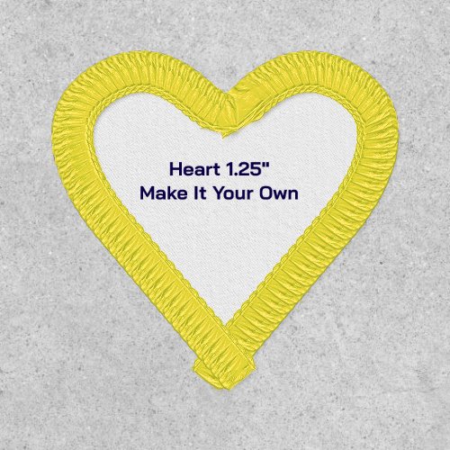 Make It Your Own Heart 1.25" Patch