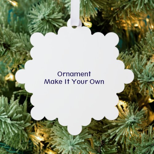 Make It Your Own Ornament Card