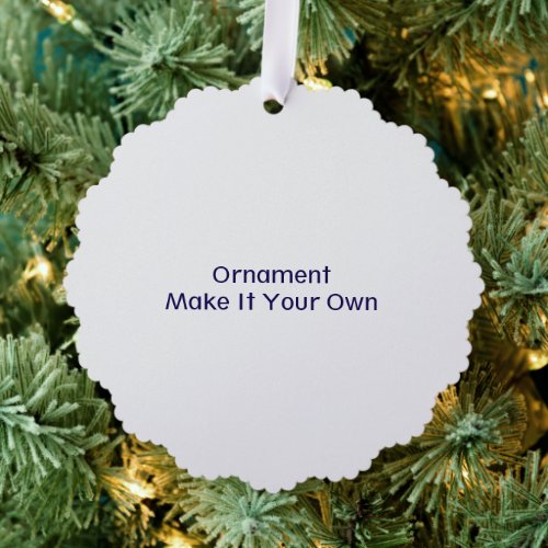 Make It Your Own Ornament Card