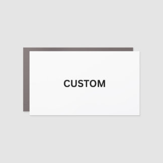Make It Your Own Rectangle Car Magnet