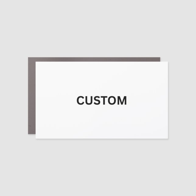 Make It Your Own Rectangle Car Magnet (Front)