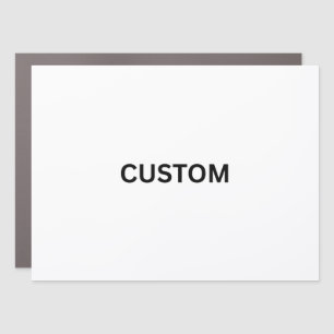 Make It Your Own Rectangle Car Magnet