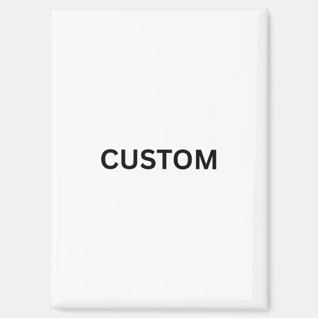 Make It Your Own Rectangle Magnet (Front)