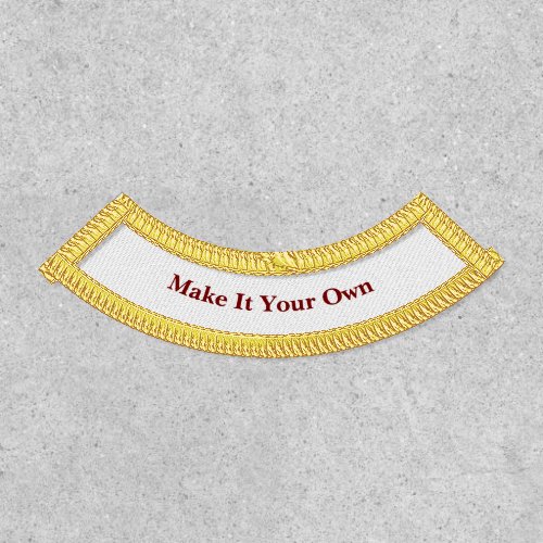 Make It Your Own Rocker Lower 2.5" x 1" Patch