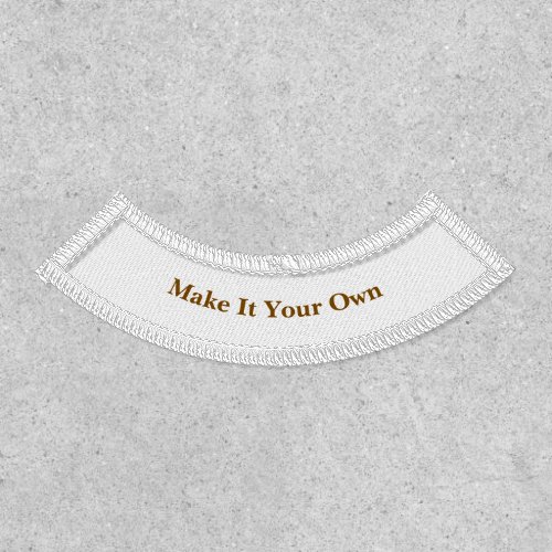Make It Your Own Rocker Lower 3" x 1.19" Patch