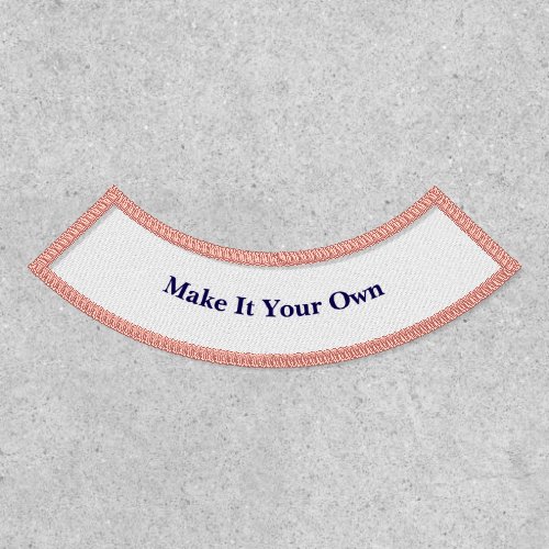 Make It Your Own Rocker Lower 4" x 1.58" Patch