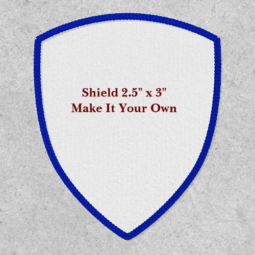 Make It Your Own Shield 2.5" x 3" Patch