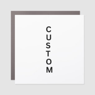 Make It Your Own Square Car Magnet