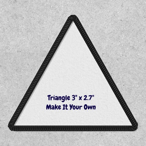 Make It Your Own Triangle 3" x 2.7" Patch