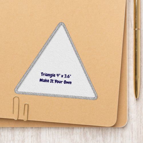 Make It Your Own Triangle 4" x 3.6" Patch