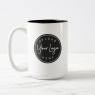 Make It Yours Custom Brand Logo (33-201) Two-Tone Coffee Mug