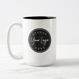 Make It Yours Custom Brand Logo (33-201) Two-Tone Coffee Mug