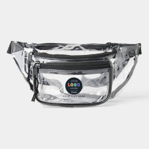 Make It Yours Custom Brand Logo Clear Fanny Pack
