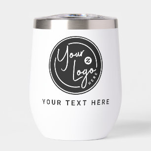 Make It Yours Custom Company Logo Thermal Wine Tumbler