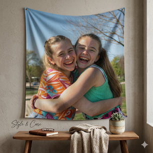 Make It Yours Custom Image Wall Tapestry