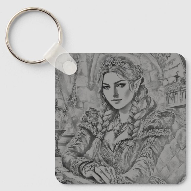 Make It Yours – Custom Photo Present for Your Wife Keychain (Front)