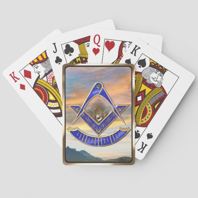 Make It Yours Past Master Poker Cards (Back)