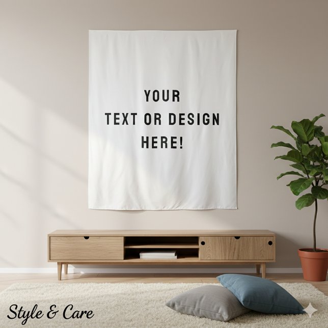 Make It Yours – XL Custom White Tapestry (Make It Yours – XL Custom White Tapestry)