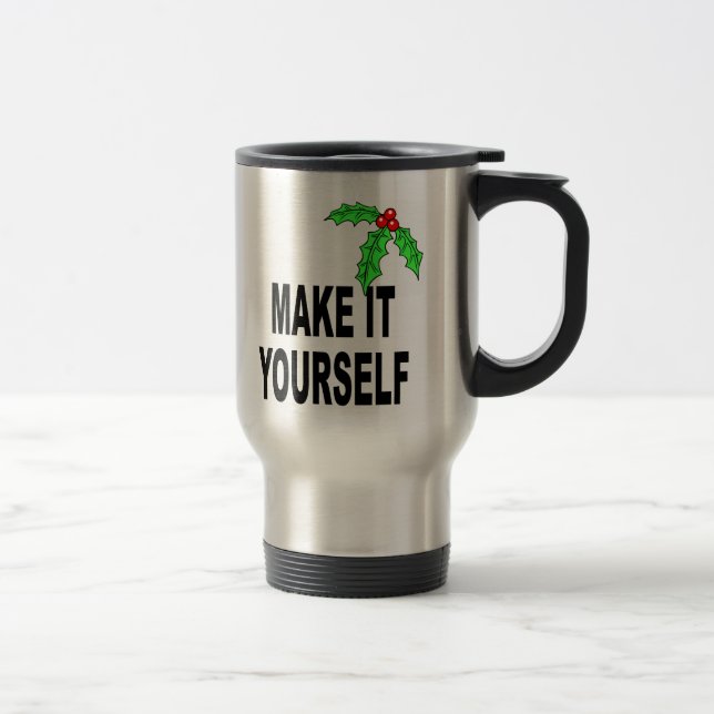 Make It Yourself Christmas Stainless Travel Mug (Right)