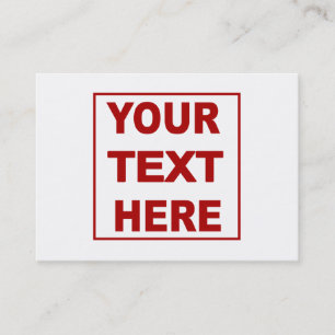 Make It Yourself Custom Business Cards