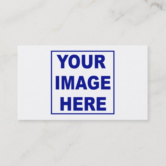 Make It Yourself Custom Classic Business Card (Front)