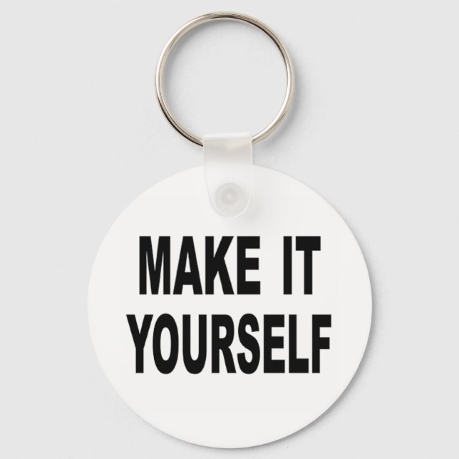 Make It Yourself Custom Keychain (Front)